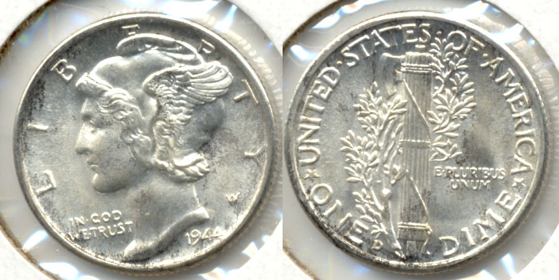 1944-D Mercury Dime MS-65