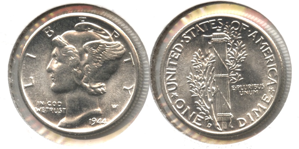 1944-D Mercury Dime MS-65 #a