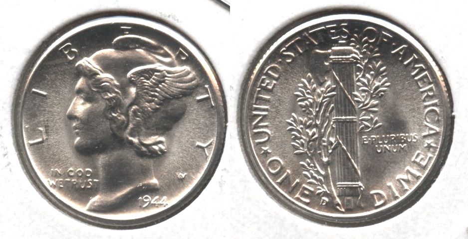 1944-D Mercury Dime MS-65 #e