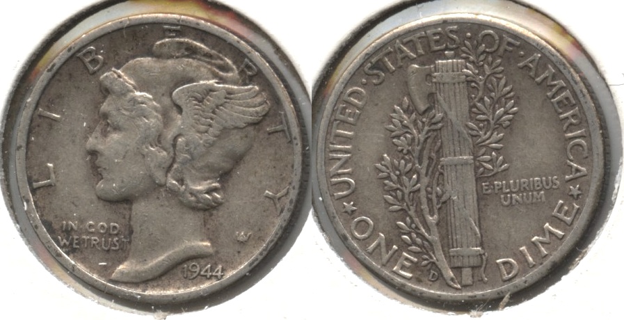 1944-D Mercury Dime VF-20 #a