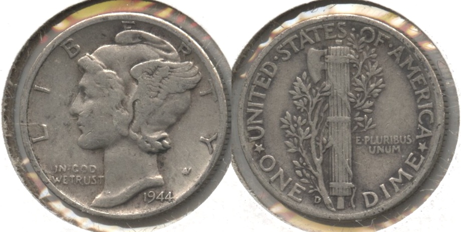 1944-D Mercury Dime VF-20 #d