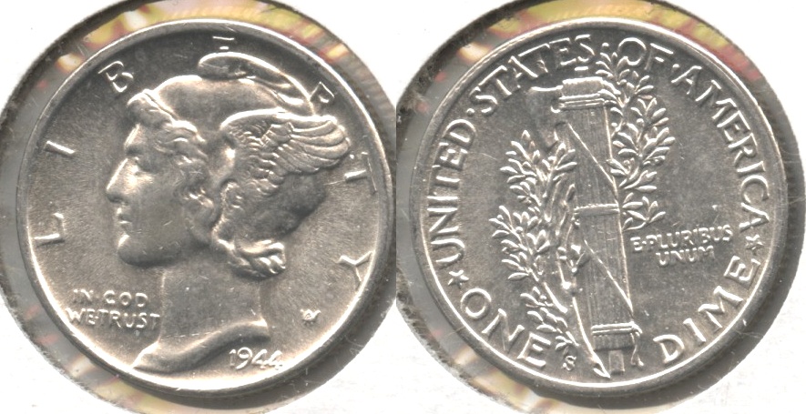 1944-S Mercury Dime MS-60 #c