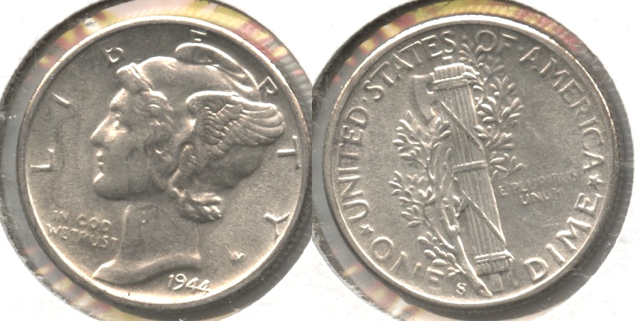 1944-S Mercury Dime MS-60 #f