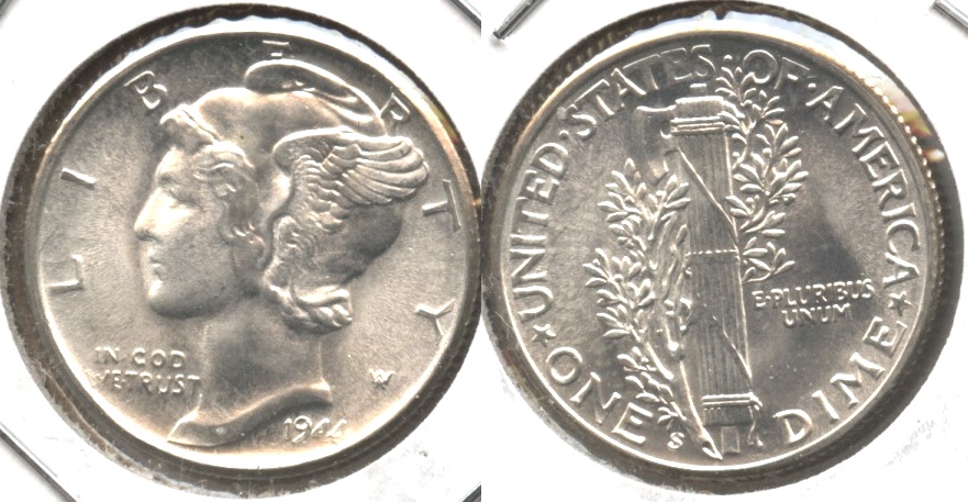 1944-S Mercury Dime MS-60 #g