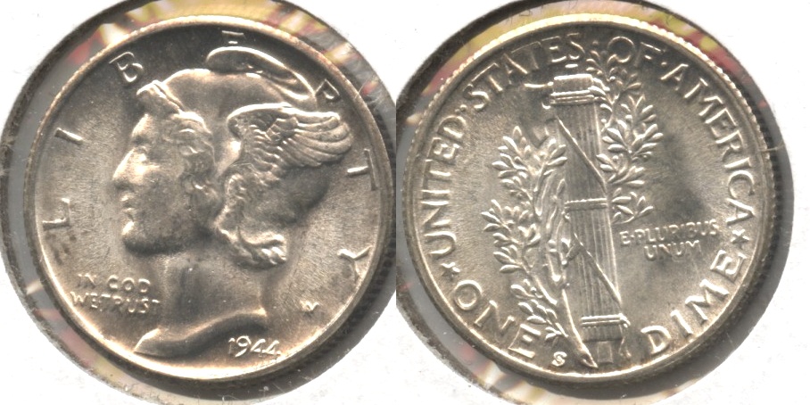 1944-S Mercury Dime MS-60 #h