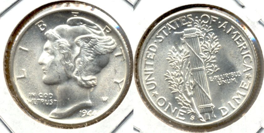 1944-S Mercury Dime MS-63 d
