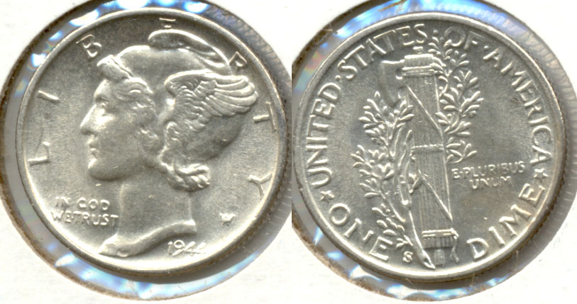 1944-S Mercury Dime MS-63 e