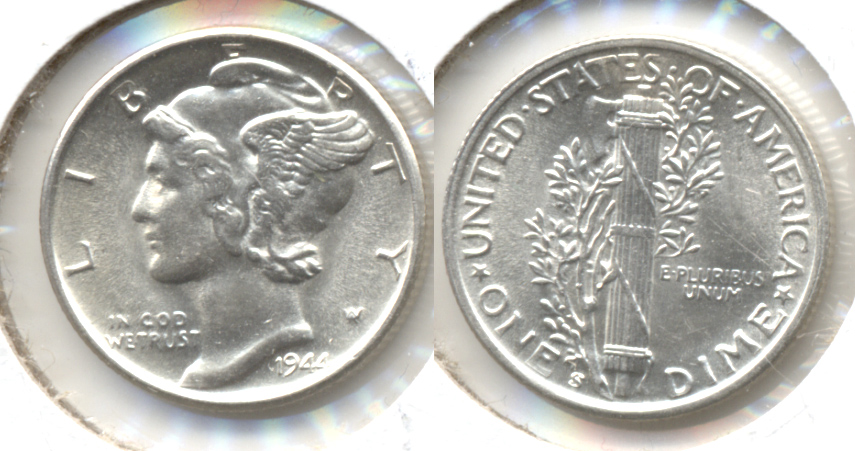 1944-S Mercury Dime MS-63 h