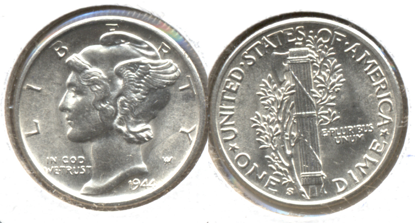 1944-S Mercury Dime MS-63 l