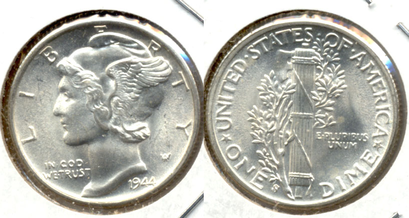 1944-S Mercury Dime MS-64 a