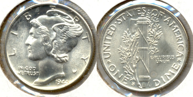 1944-S Mercury Dime MS-64 b