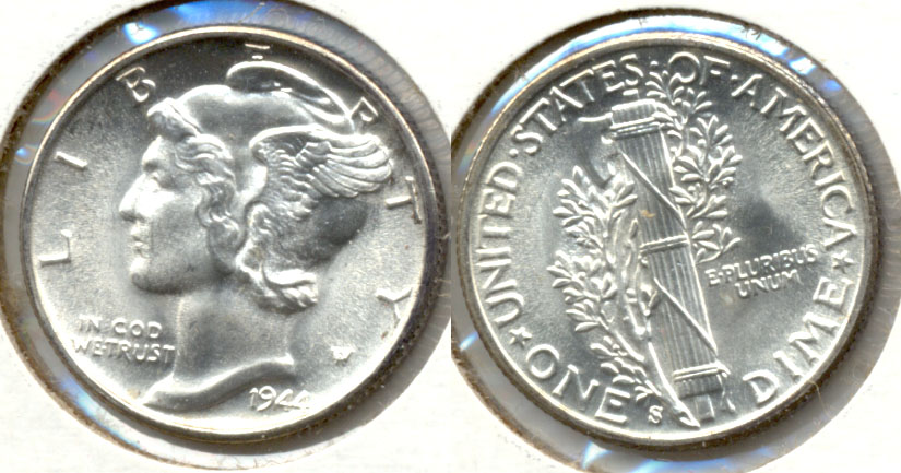 1944-S Mercury Dime MS-64 c