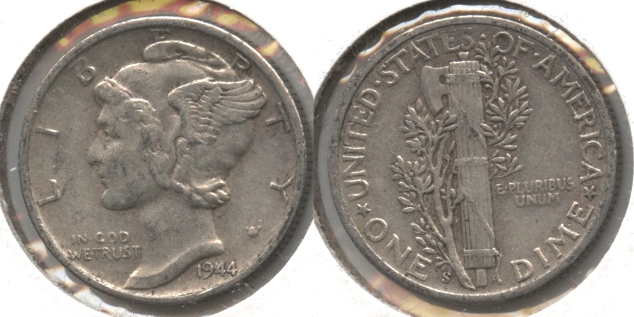 1944-S Mercury Dime VF-20 #a
