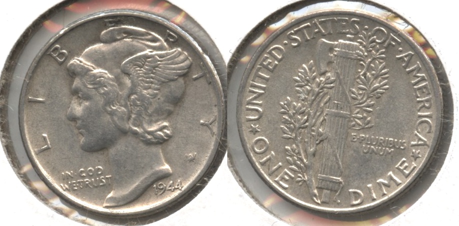 1944 Mercury Dime EF-40