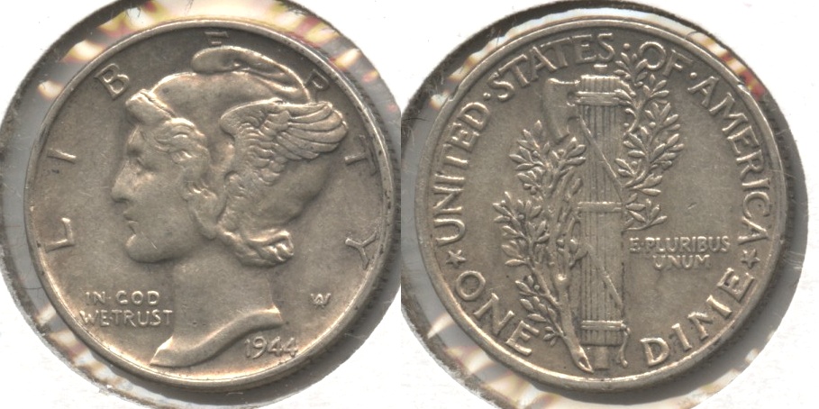1944 Mercury Dime EF-40 #b