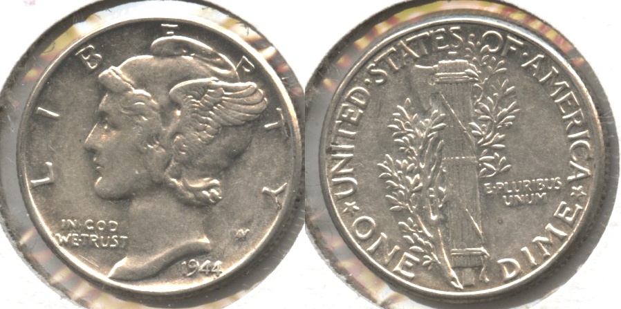 1944 Mercury Dime EF-40 #c