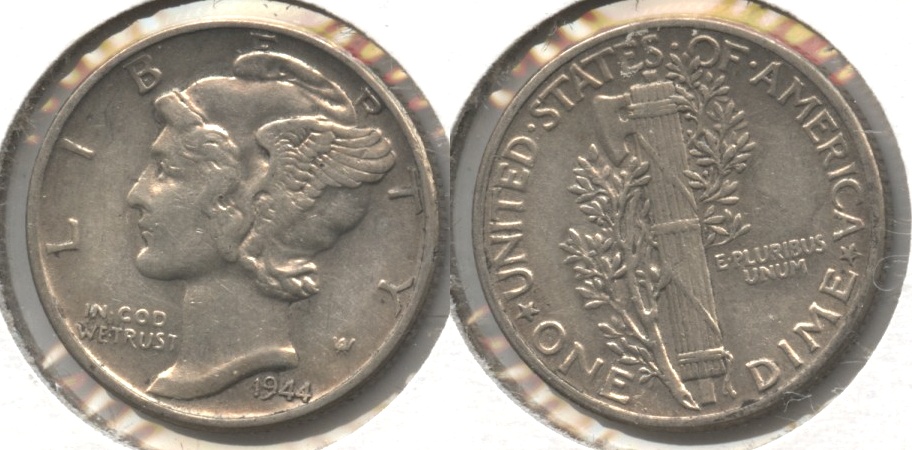 1944 Mercury Dime EF-40 #d