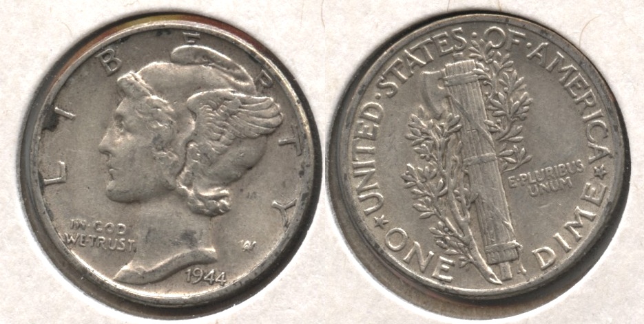1944 Mercury Dime EF-40 #i