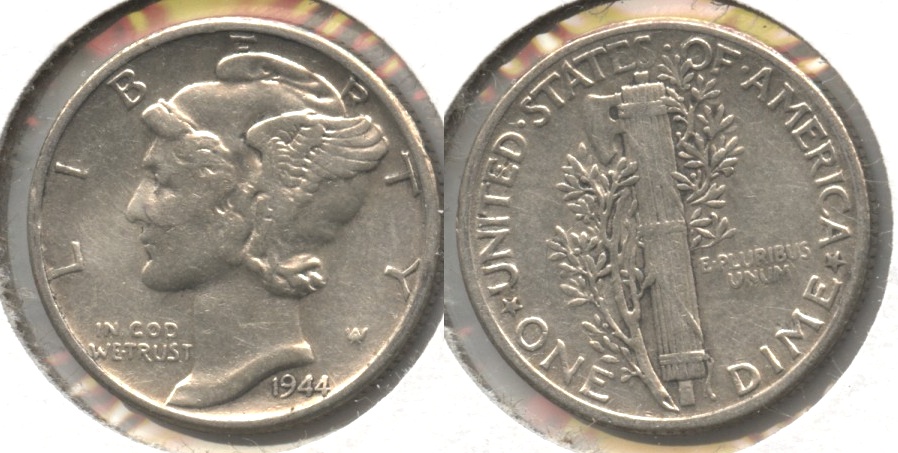1944 Mercury Dime EF-40 #n