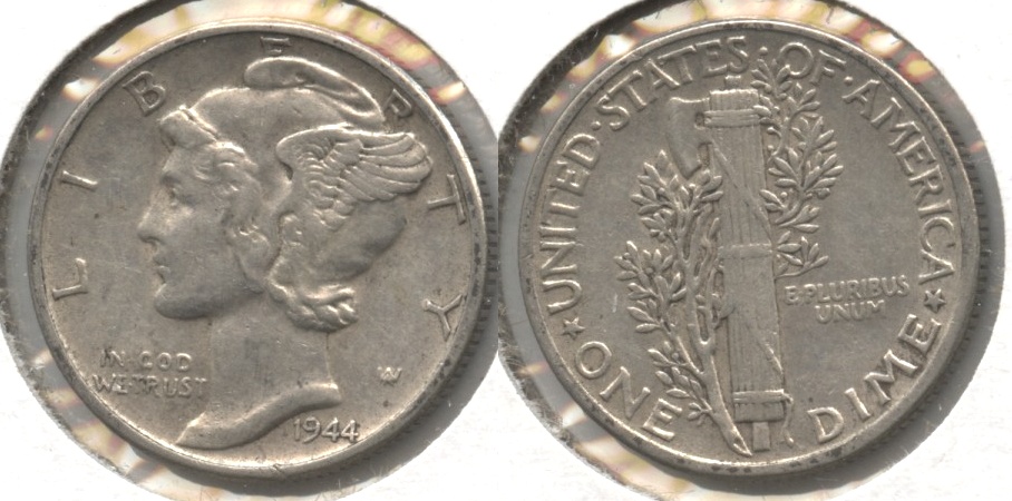 1944 Mercury Dime EF-40 #q