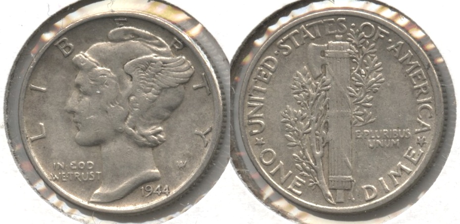 1944 Mercury Dime EF-40 #s