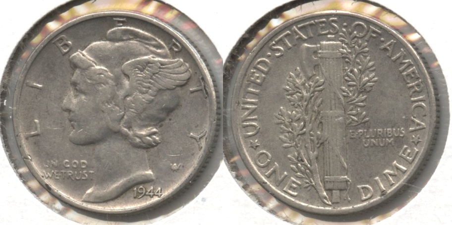 1944 Mercury Dime EF-40 #u