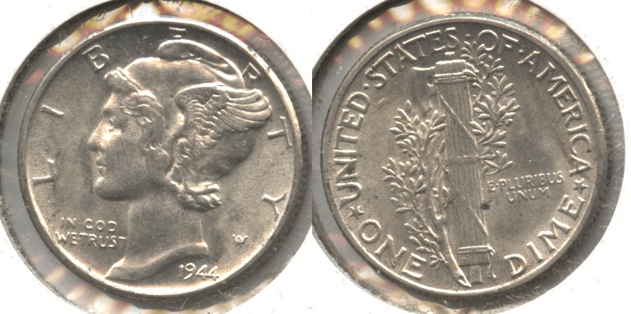 1944 Mercury Dime MS-60 #b