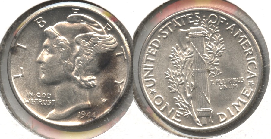 1944 Mercury Dime MS-60 #d