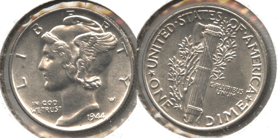 1944 Mercury Dime MS-60 #h