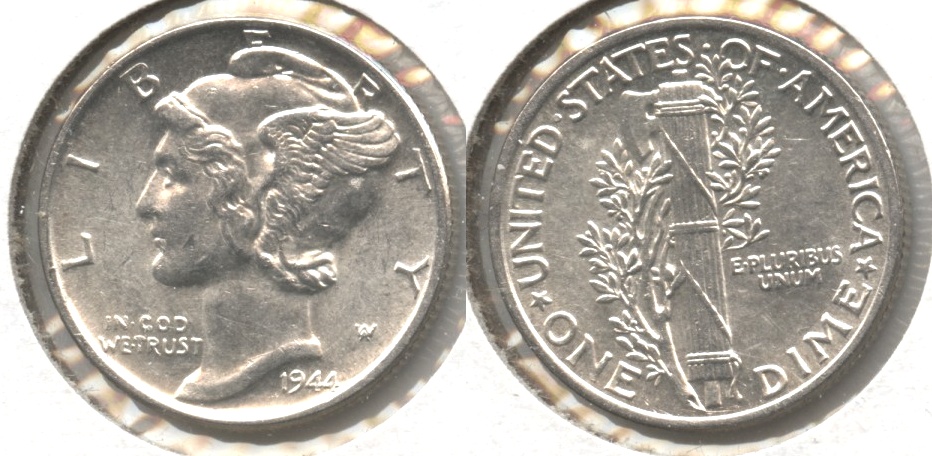 1944 Mercury Dime MS-60 #v