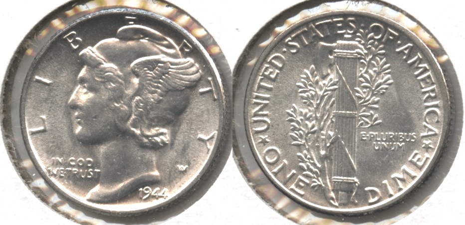 1944 Mercury Dime MS-60 #w