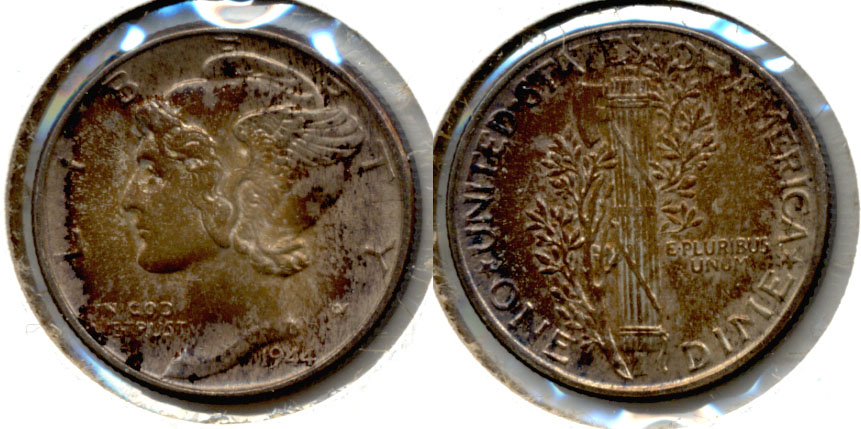 1944 Mercury Dime MS-63 a