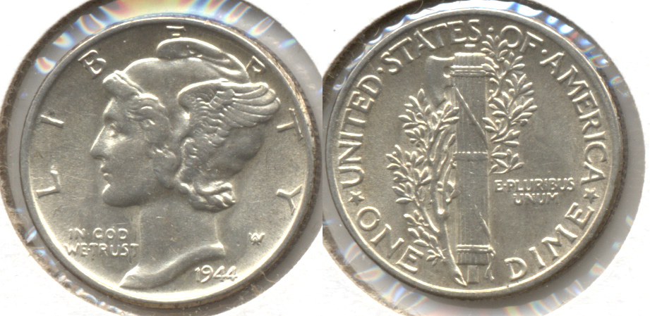 1944 Mercury Dime MS-63 ab