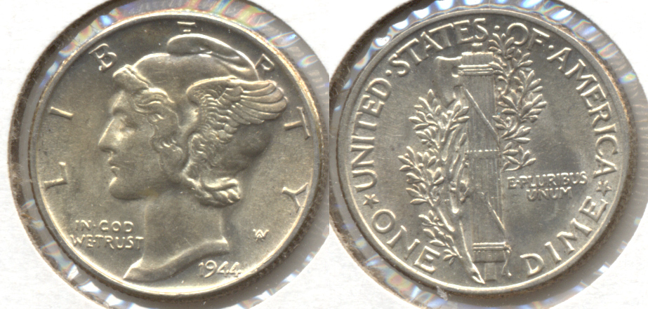 1944 Mercury Dime MS-63 am