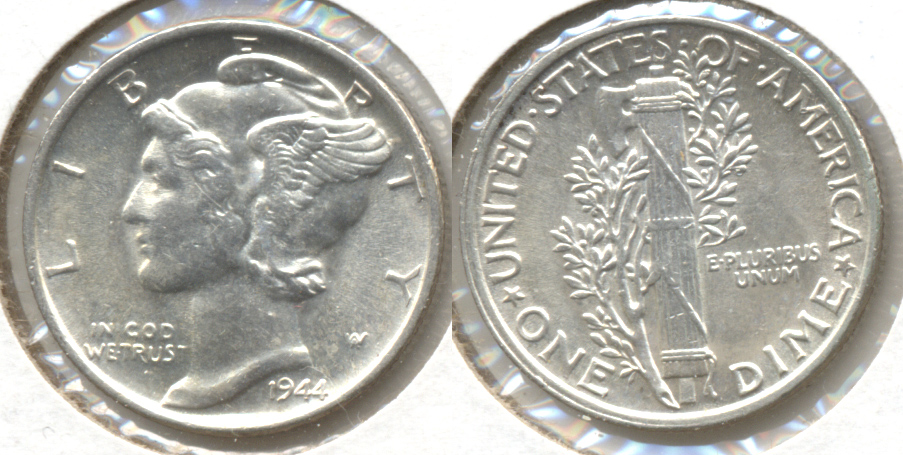 1944 Mercury Dime MS-63 ap