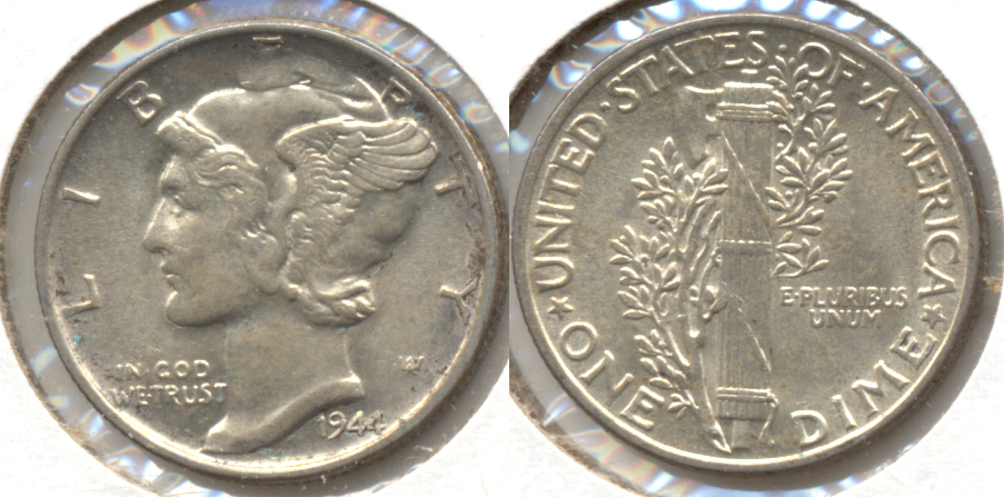 1944 Mercury Dime MS-63 ar