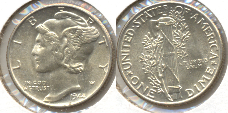 1944 Mercury Dime MS-63 as