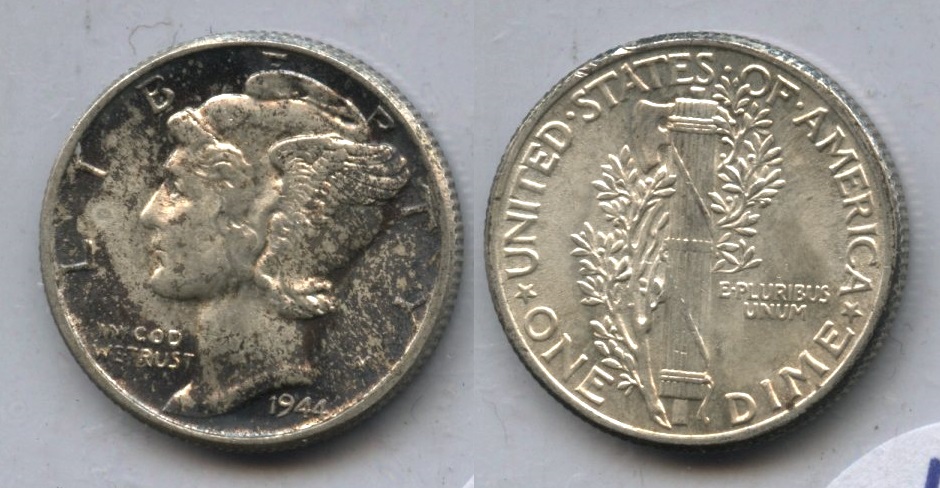 1944 Mercury Dime MS-63 #aw