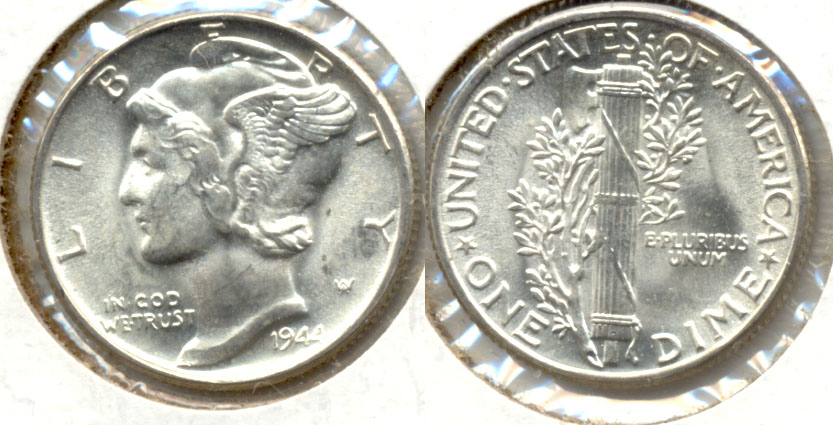 1944 Mercury Dime MS-63 k