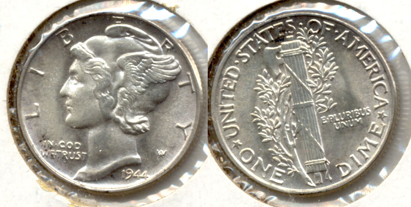 1944 Mercury Dime MS-63 p