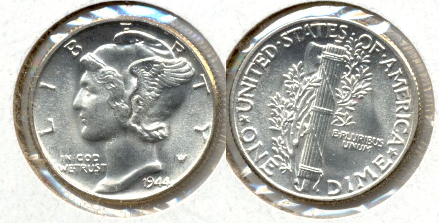 1944 Mercury Dime MS-63 r
