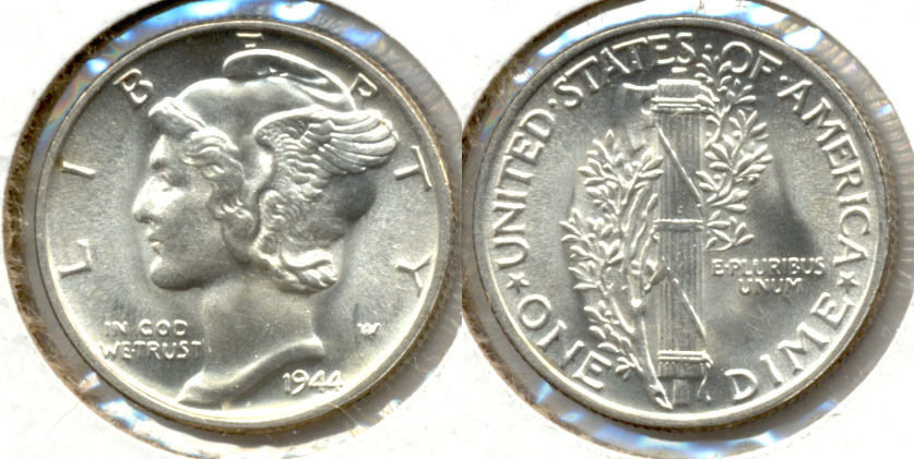 1944 Mercury Dime MS-63 t