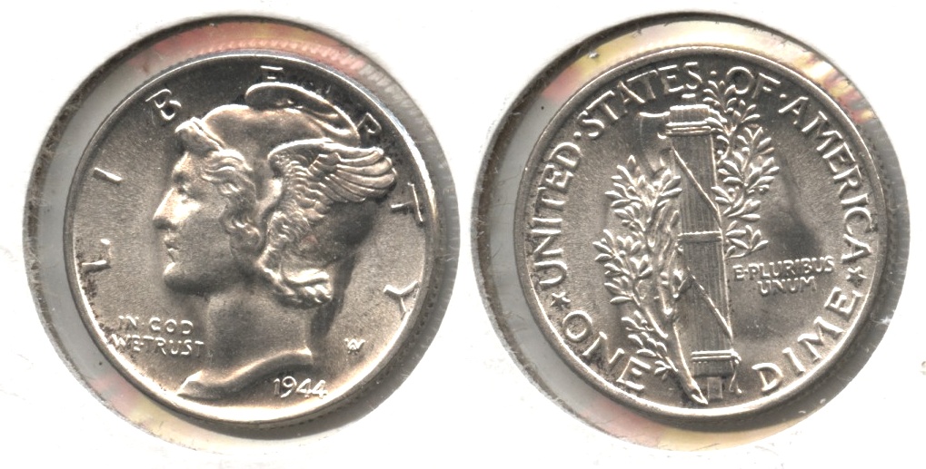 1944 Mercury Dime MS-65