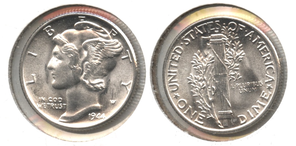 1944 Mercury Dime MS-65 #b