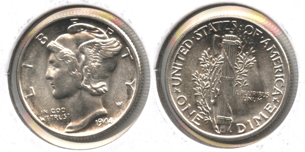 1944 Mercury Dime MS-65 #e