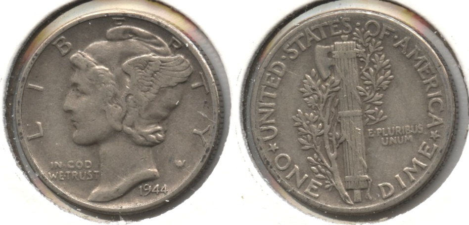 1944 Mercury Dime VF-20 #f