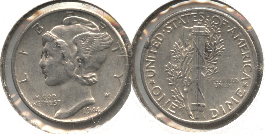 1944 Mercury Dime VF-20 #k