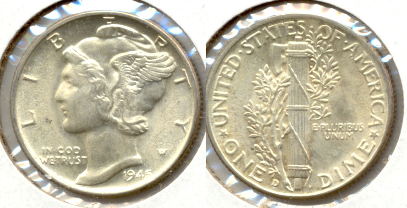 1945-D Mercury Dime MS-63 c