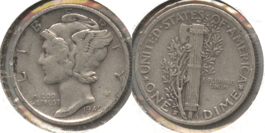 1945-S Mercury Dime Fine-12 #i