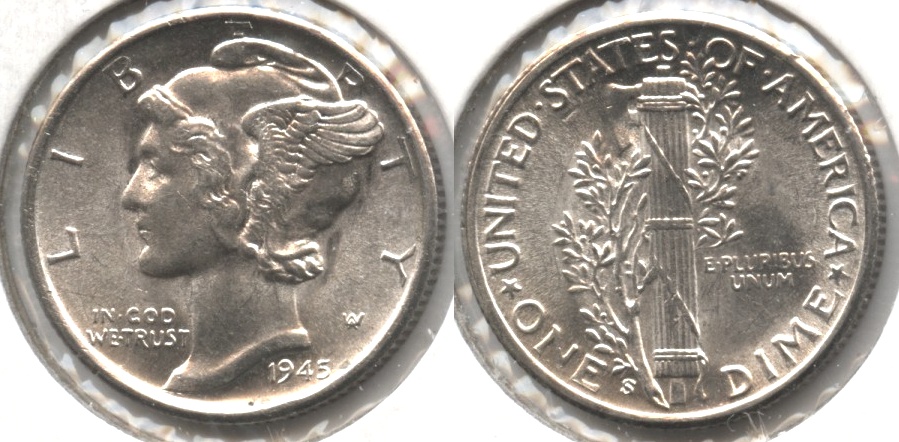 1945-S Mercury Dime MS-63 #a